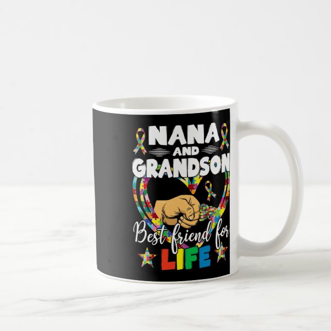 Understödjande kvinnlig autism Medvetenhet om Nana Kaffemugg (Höger)