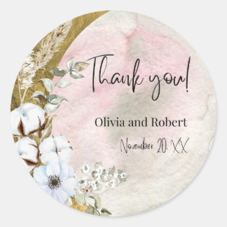 "Understödsrunda för grym och tidslös Tack Runt Klistermärke