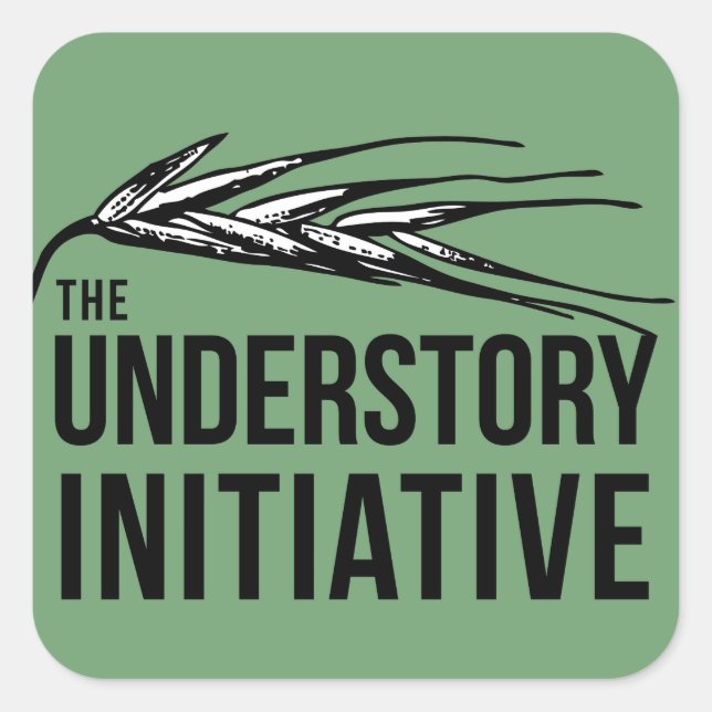 Understory Stickers Fyrkantigt Klistermärke (Framsida)