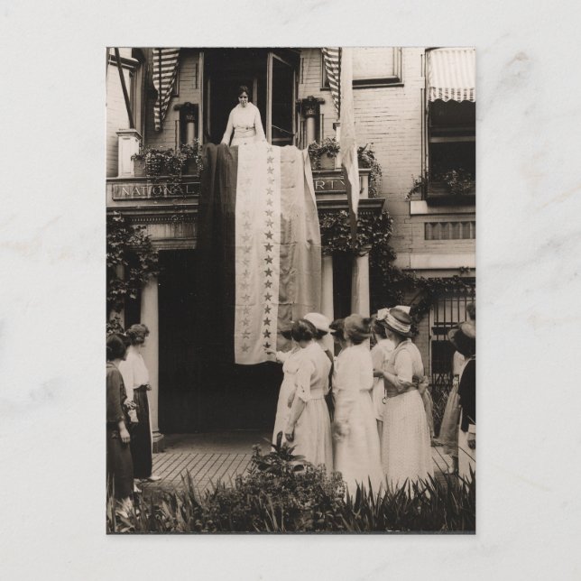 Understötarna firar ratificering 19:e ändringen vykort (Framsida)