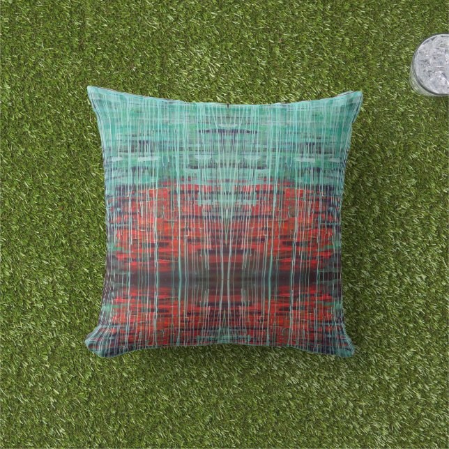 Underström 1 - Utomhusdekorfärg Dekorativ kudde (Gräs)