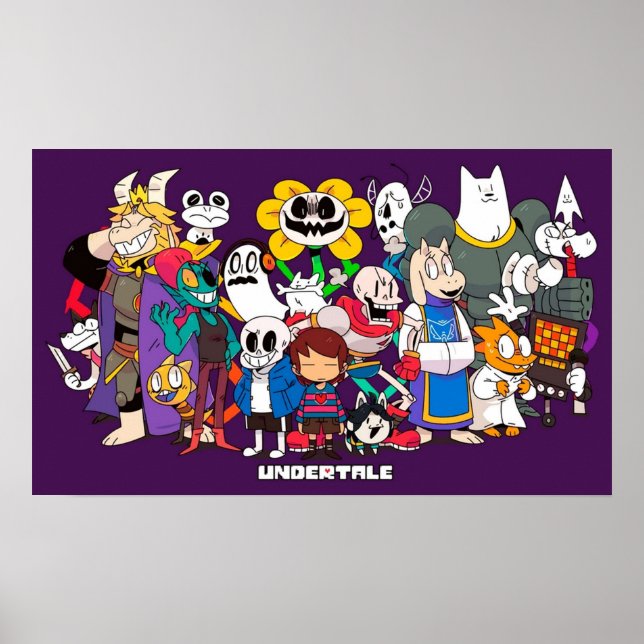 Undertale Äventyr Poster (Framsidan)