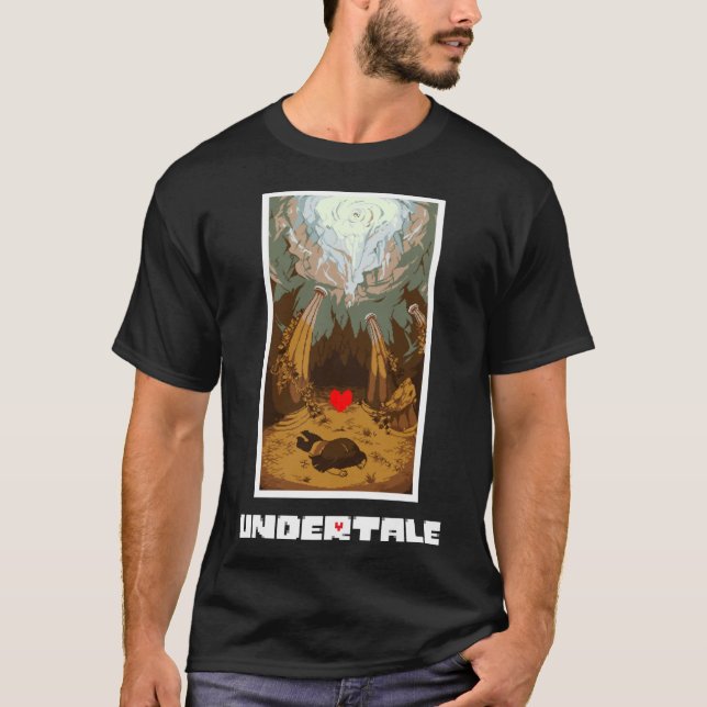 Undertale Human Essential T-Shirt (Framsida)