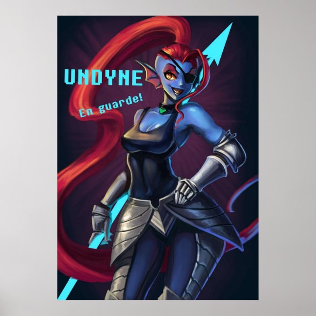 Undertale Undyne Poster (Framsidan)