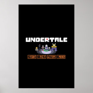 Undertalstecken Poster