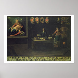 Underteckna av de Venetian pharmacists'nas skrå, Poster