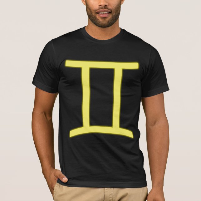 Underteckna av zodiacen: Gemini T Shirt (Framsida)