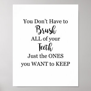 Underteckna badkar Penselpensel för tjugonet Poster