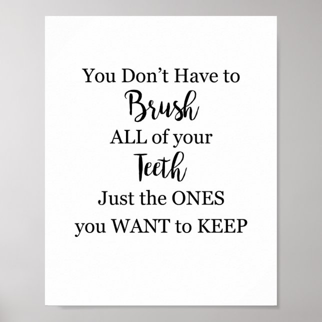 Underteckna badkar Penselpensel för tjugonet Poster (Framsidan)