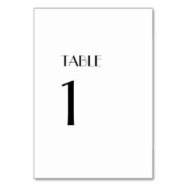 Underteckna Bordsnummer om minimalistmoderna konst