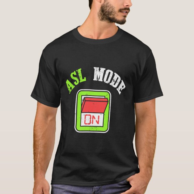 Underteckna Dövets medvetenhet om språkanalys - ID T Shirt (Framsida)