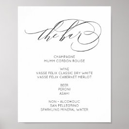 Underteckna en modern elegant-minimalist i Pub Poster