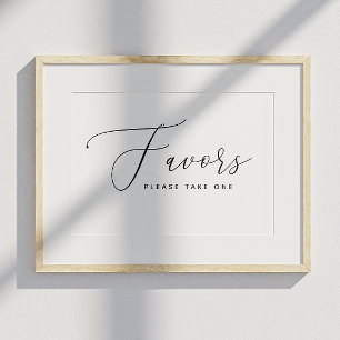 Underteckna favoriter för elegantens skript. Ta et Poster