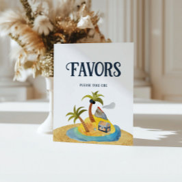 Underteckna favoriter för pirater babyskor poster