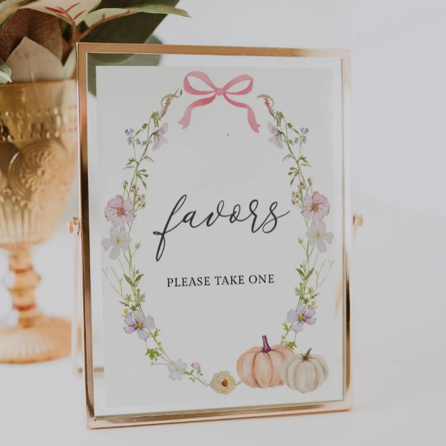 Underteckna Favoriter för söt Little Pumpkin Baby  Poster (Skapare uppladdad)