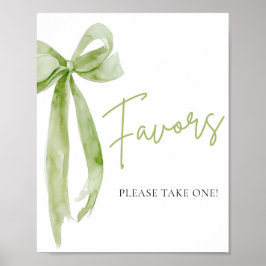 Underteckna Favoriter i vattenfärgsformat Elegant- Poster