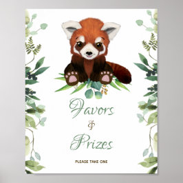 Underteckna favoriter och priser för Red Panda Bea Poster