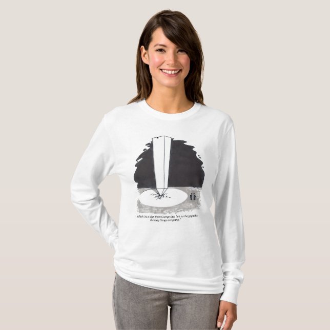 Underteckna från George Women långärmad shirt T-shirt (Hel framsida)