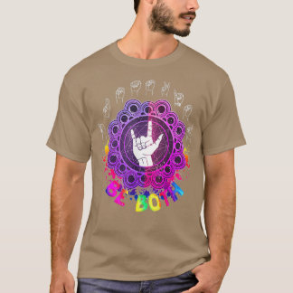 Underteckna humant humant humant humant både språk t shirt