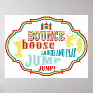 Underteckna karnival Circus Birthday Poster