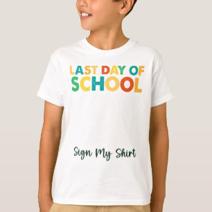 Underteckna mitt skepp förra dagen t shirt