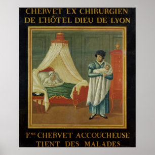 Underteckna reklam för en barnmorskas tjänster poster