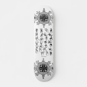 Underteckna språkalfabet Skateboard