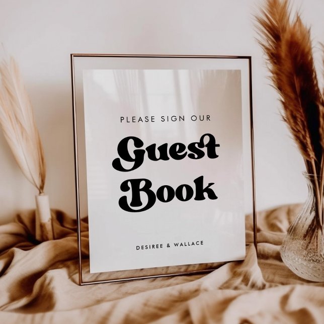 Underteckna vår gäst bok bröllop-signatur för snyg poster (Skapare uppladdad)