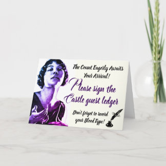 Underteckna vår gästLedger Kort