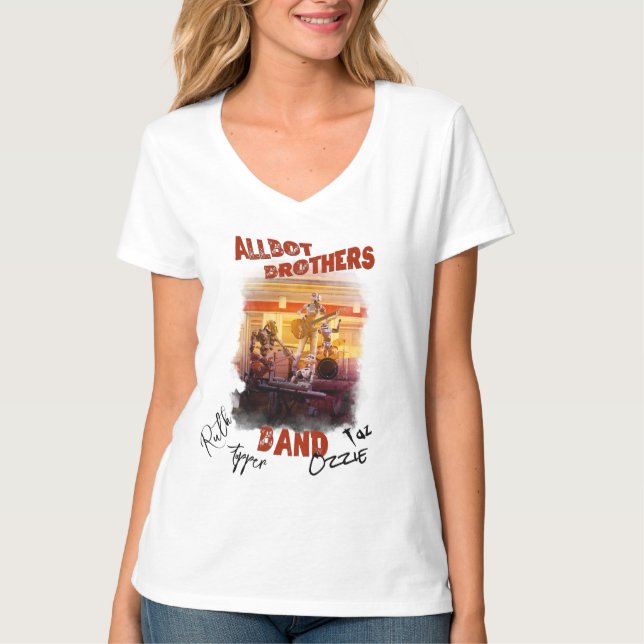 Undertecknad Allbot Brothers Band T-shirt (Framsida)