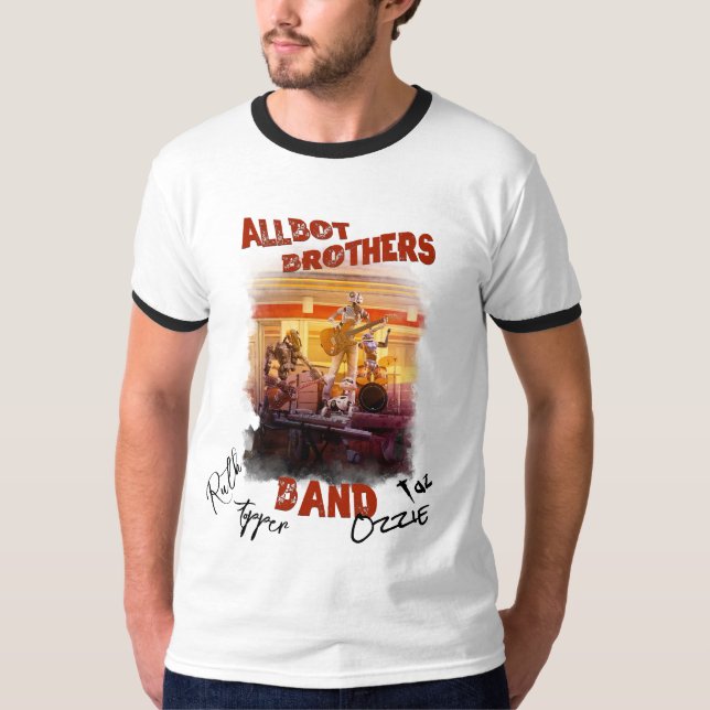 Undertecknad Allbot Brothers Band T-shirt (Framsida)
