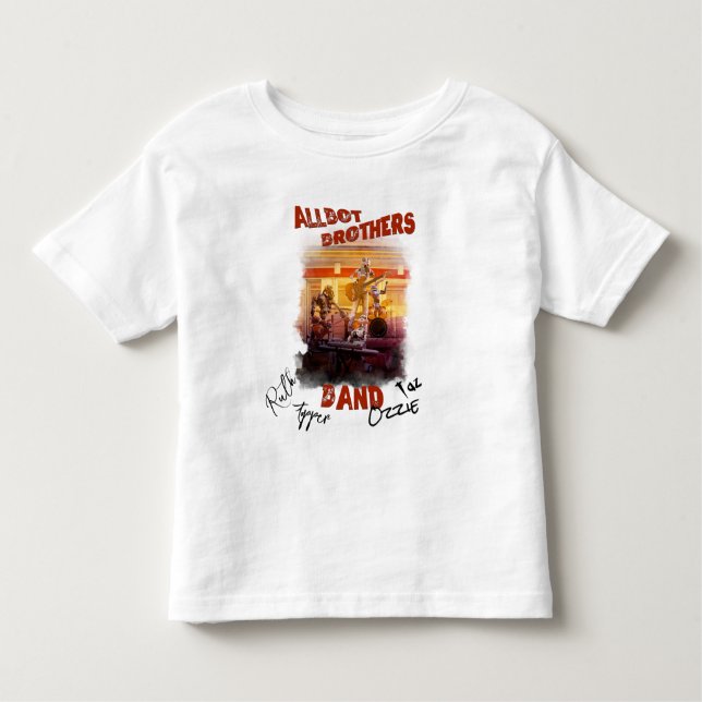 Undertecknad Allbot Brothers Band T-shirt (Framsida)