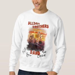 Undertecknad Allbot Brothers Band T-shirt Lång Ärmad Tröja