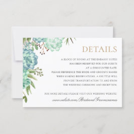 Undertecknad av Greenery Geometric Ram-information Inbjudningar