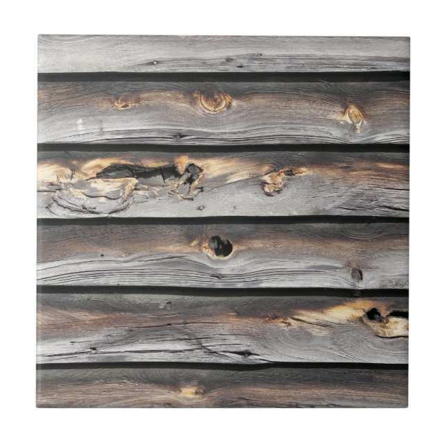 undertecknad av vädret som gammal träbakgrund kakelplatta (Framsidan)