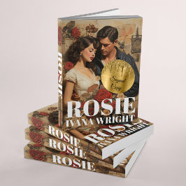 Undertecknad kopia av Glitter-droppsbladet i guld Runt Klistermärke