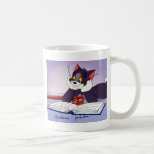 Undertecknad Tom och Jerry läs- bok Kaffemugg