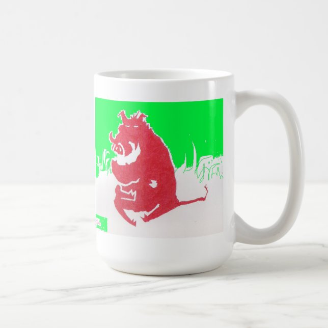 Undertecknad Warthog kaffemugg (Höger)