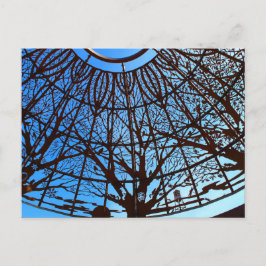 Undertecknade trädgårdar Dome-vykort 1 Vykort