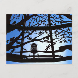 Undertecknade trädgårdar Dome-vykort 7 Vykort