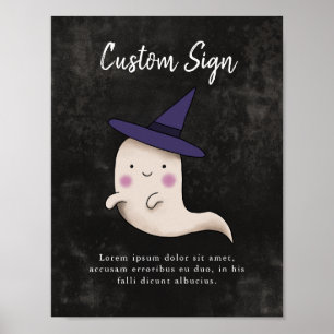 Undertecknande av Anpassningsbarna Little Boo Girl Poster