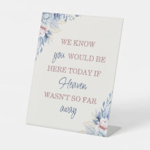 Undertecknande av Bröllop-notan för blå Blommigt B