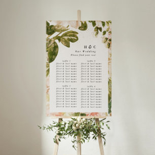 Undertecknande av elegant Romantik Bröllop vid Ro Poster