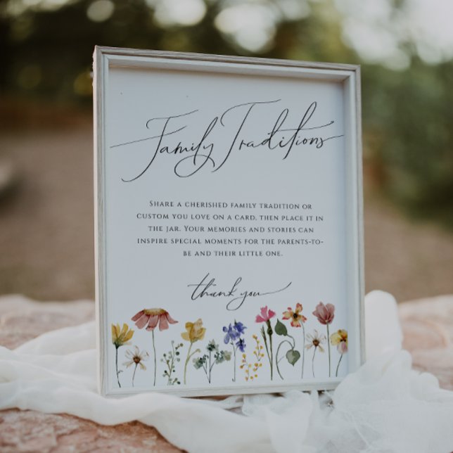 Undertecknande av färgstarka traditioner i Wildblo Poster (Skapare uppladdad)