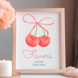 Undertecknande av favoriter för Cherry and Rosa Ri Fototryck