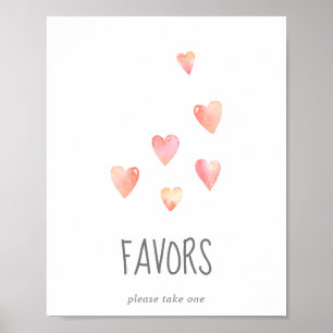Undertecknande av favoriter för Flickans babykläde Poster