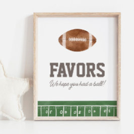 Undertecknande av favoriter för fotbollsspelare Fö Poster