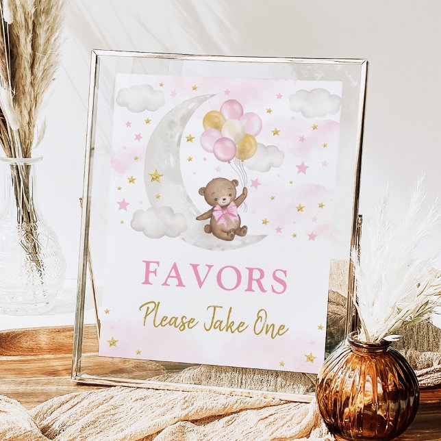 Undertecknande av favoriter för Guld i Måne Nalle  Poster (Skapare uppladdad)