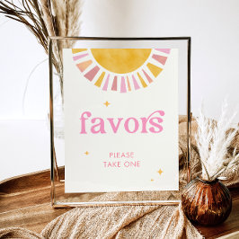 Undertecknande av favoriter för solskensbabyskor poster