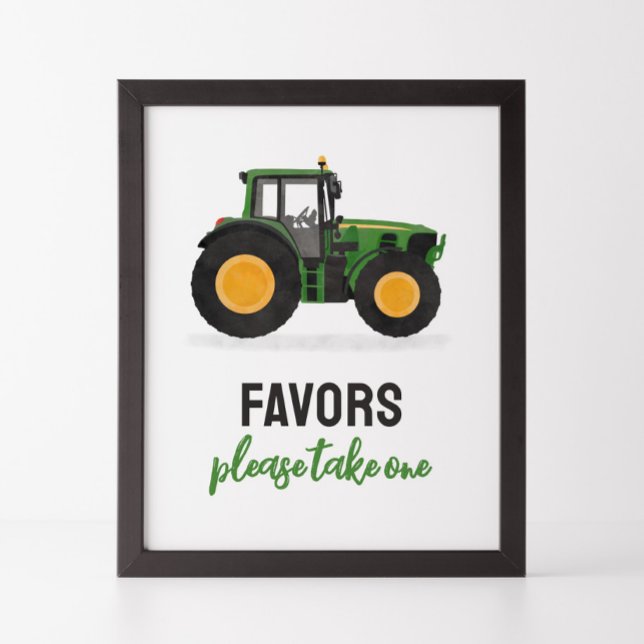 Undertecknande av favoriter för traktorns Födelsed Poster (Skapare uppladdad)